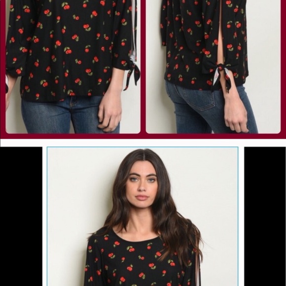 Super Soft Open Arm Cherry Top 🍒 - Picture 1 of 3